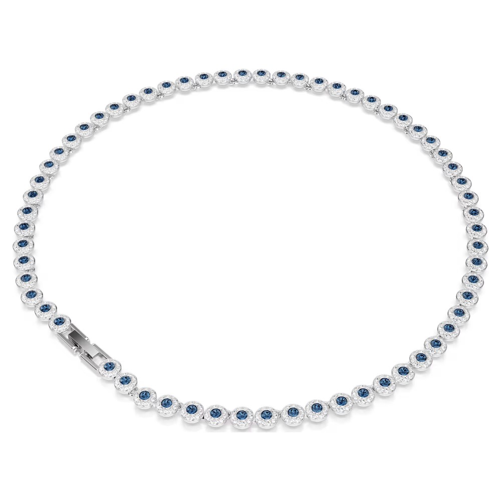 SWAROVSKI Una Angelic Tennis Κολιέ, Στρογγυλή κοπή, Μπλε, Επιροδιωμένο 5733402 SWAROVSKI Una Angelic Tennis Κολιέ, Στρογγυλή κοπή, Μπλε, Επιροδιωμένο 5733402