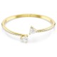 SWAROVSKI Mesmera Attract Άκαμπτο βραχιόλι, "Καρδιά" Λευκό, επιχρυσωμένο 5733474