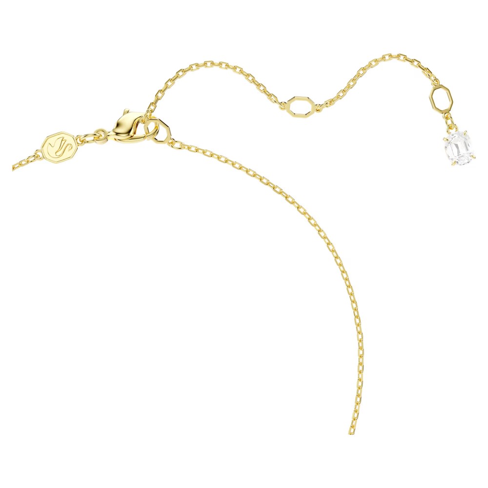 SWAROVSKI Κολιέ Mesmera Attract, "Heart", Λευκό, Επιμετάλλωση σε χρυσό τόνο 5733475