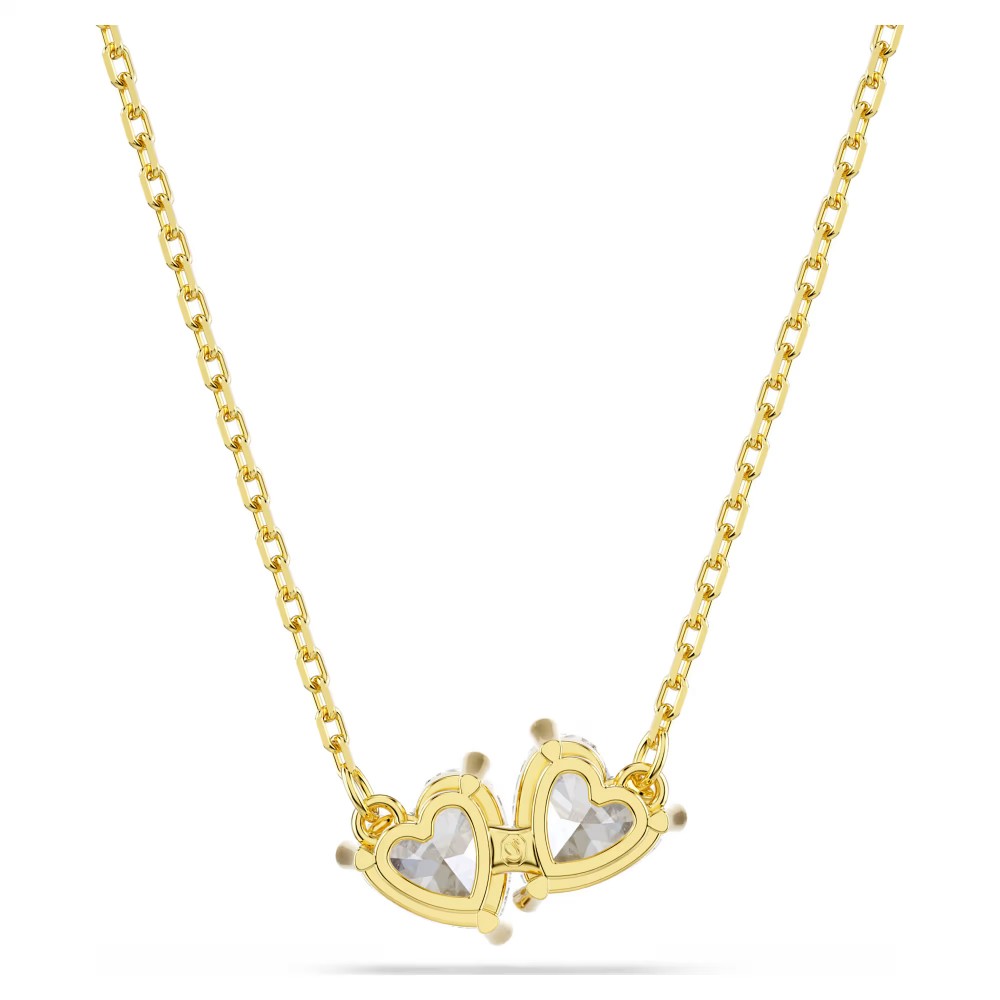 SWAROVSKI Κολιέ Mesmera Attract, "Heart", Λευκό, Επιμετάλλωση σε χρυσό τόνο 5733475