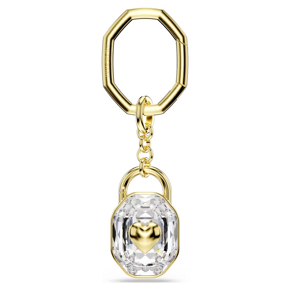 SWAROVSKI Μπρελόκ, Οβάλ κοπής, Άσπρο, Επιμετάλλωση σε Χρυσό Τόνο 5733765