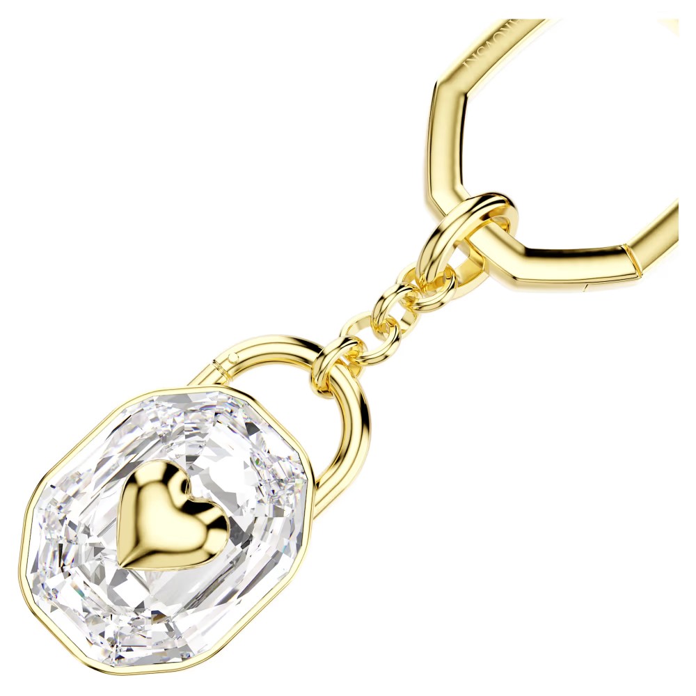 SWAROVSKI Μπρελόκ, Οβάλ κοπής, Άσπρο, Επιμετάλλωση σε Χρυσό Τόνο 5733765