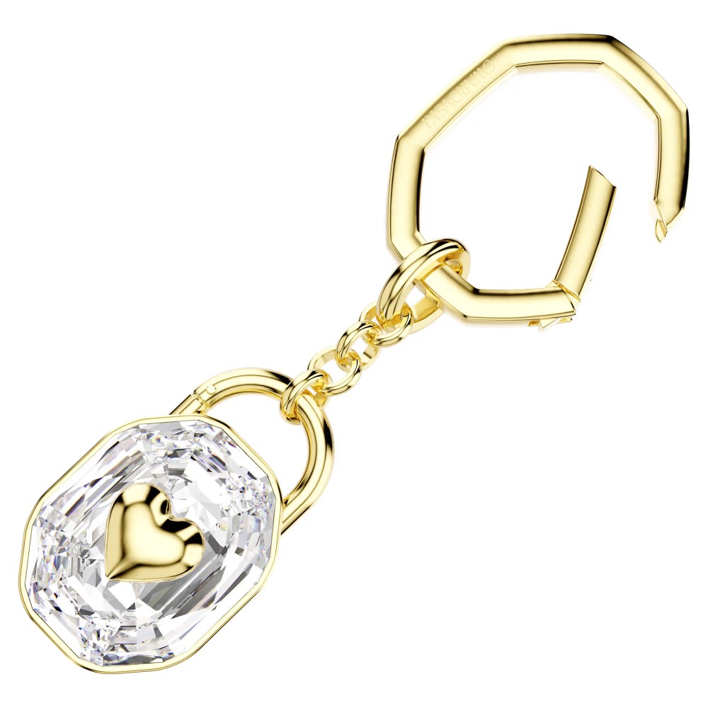 SWAROVSKI Μπρελόκ, Οβάλ κοπής, Άσπρο, Επιμετάλλωση σε Χρυσό Τόνο 5733765