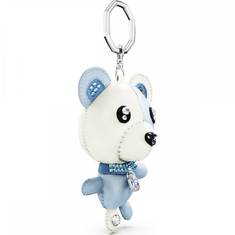 SWAROVSKI Teddy Bear Γούρι τσάντας, Bear, Μπλε, Επιροδιωμένο 5733771