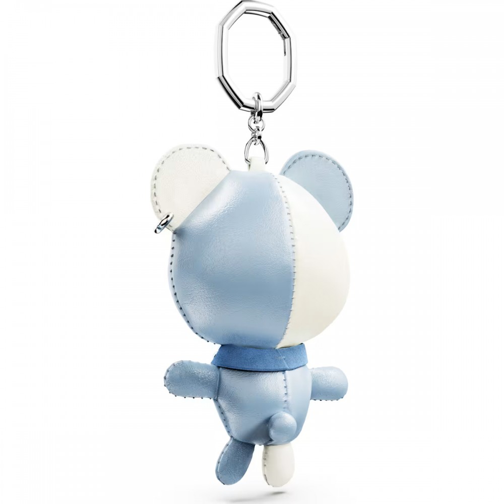 SWAROVSKI Teddy Bear Γούρι τσάντας, Bear, Μπλε, Επιροδιωμένο 5733771