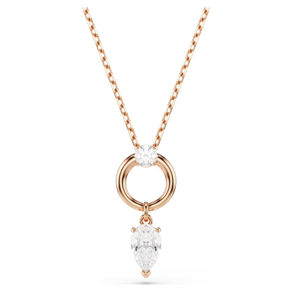 SWAROVSKI Mesmera Set, Κοπή Pear, Στρογγυλή Κοπή, Ροζ-Χρυσό 5733808