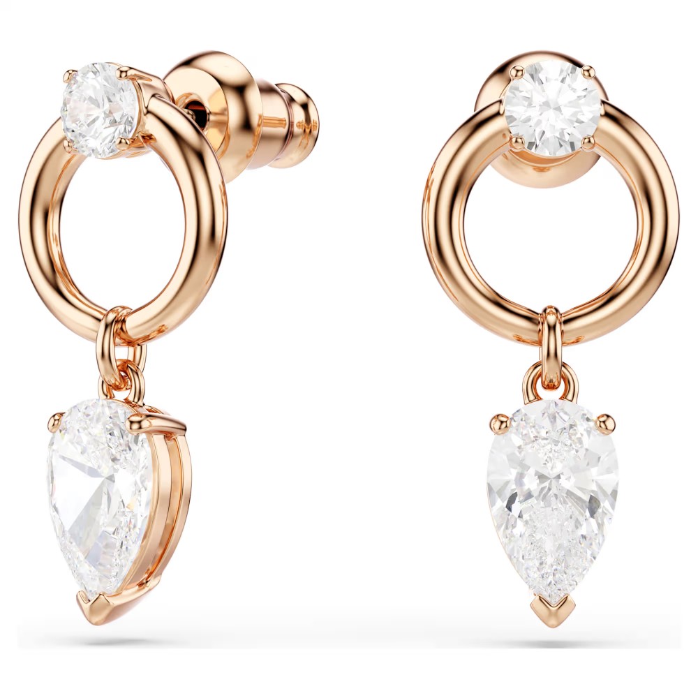 SWAROVSKI Mesmera Set, Κοπή Pear, Στρογγυλή Κοπή, Ροζ-Χρυσό 5733808