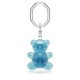 SWAROVSKI Μπρελόκ Teddy, Αρκούδα, Μπλε, Επιμετάλλωση Ροδίου 5733826