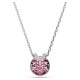 SWAROVSKI Μενταγιόν Bella V, Στρογγυλή κοπή, Ροζ, Επιμετάλλωση ροδίου 5734230 SWAROVSKI Μενταγιόν Bella V, Στρογγυλή κοπή, Ροζ, Επιμετάλλωση ροδίου 5734230
