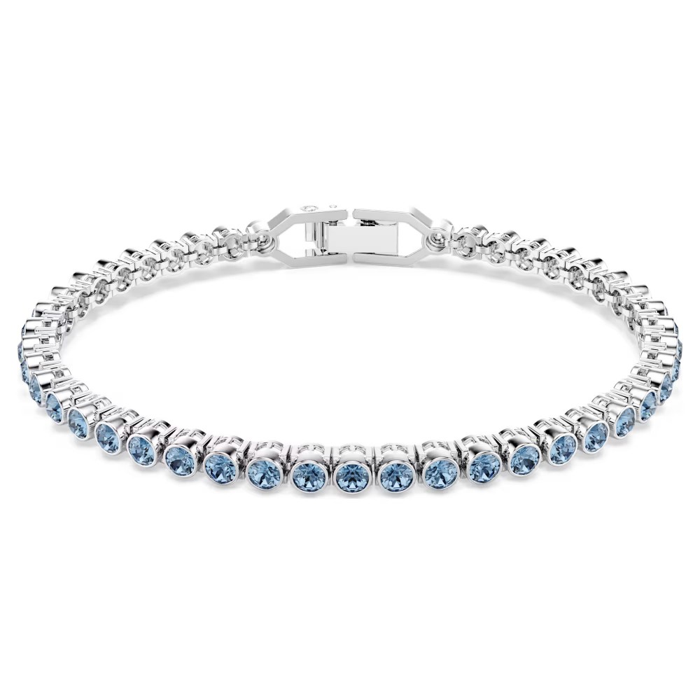 SWAROVSKI Βραχιόλι Tennis Imber Emily Στρογγυλή Κοπή, Επιμετάλλωση ροδίου 5734239