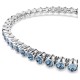 SWAROVSKI Βραχιόλι Tennis Imber Emily Στρογγυλή Κοπή, Επιμετάλλωση ροδίου 5734239