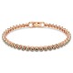 Swarovski, Βραχιόλι, Tennis Imber Emily Στρογγυλή κοπή, Μαύρο, Επιμετάλλωση Ροζ Χρυσό, 5734240 Swarovski, Βραχιόλι, Tennis Imber Emily Στρογγυλή κοπή, Μαύρο, Επιμετάλλωση Ροζ Χρυσό, 5734240