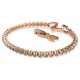 Swarovski, Βραχιόλι, Tennis Imber Emily Στρογγυλή κοπή, Μαύρο, Επιμετάλλωση Ροζ Χρυσό, 5734240 Swarovski, Βραχιόλι, Tennis Imber Emily Στρογγυλή κοπή, Μαύρο, Επιμετάλλωση Ροζ Χρυσό, 5734240