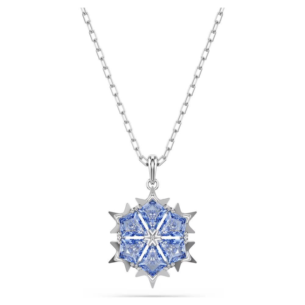 SWAROVSKI Magic Set, Χιονονυφάδα, Μπλε, Επιροδιωμένο 5734243 SWAROVSKI Magic Set, Χιονονυφάδα, Μπλε, Επιροδιωμένο 5734243