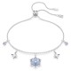 SWAROVSKI Magic Βραχιόλι Χιονονιφάδα, Μπλε, Επιροδιωμένο 5734244 SWAROVSKI Magic Βραχιόλι Χιονονιφάδα, Μπλε, Επιροδιωμένο 5734244