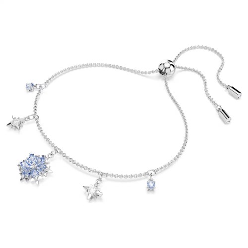 SWAROVSKI Magic Βραχιόλι Χιονονιφάδα, Μπλε, Επιροδιωμένο 5734244