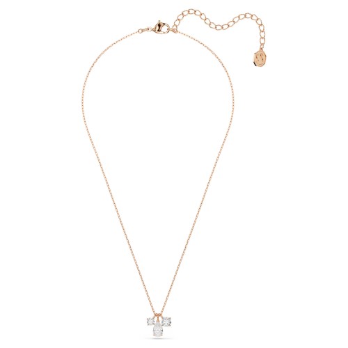 SWAROVSKI Mesmera Μενταγιόν με αλυσίδα, Λευκό, Μίξη Κοπών Ροζ-Χρυσ΄΄ος Τόνος 5734245