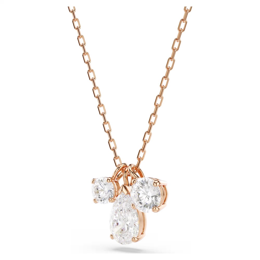SWAROVSKI Mesmera Μενταγιόν με αλυσίδα, Λευκό, Μίξη Κοπών Ροζ-Χρυσ΄΄ος Τόνος 5734245 SWAROVSKI Mesmera Μενταγιόν με αλυσίδα, Λευκό, Μίξη Κοπών Ροζ-Χρυσ΄΄ος Τόνος 5734245