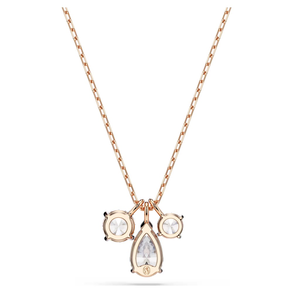 SWAROVSKI Mesmera Μενταγιόν με αλυσίδα, Λευκό, Μίξη Κοπών Ροζ-Χρυσ΄΄ος Τόνος 5734245 SWAROVSKI Mesmera Μενταγιόν με αλυσίδα, Λευκό, Μίξη Κοπών Ροζ-Χρυσ΄΄ος Τόνος 5734245