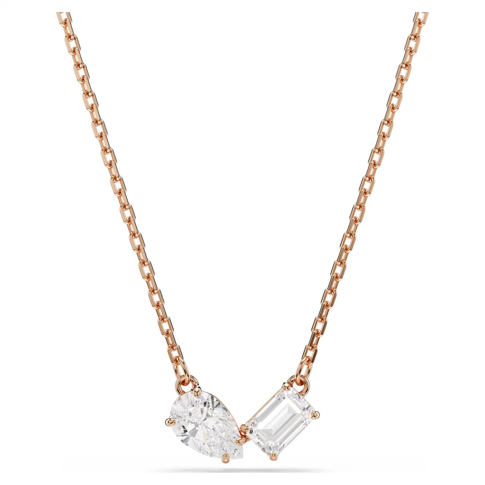 SWAROVSKI Σετ Mesmera Λευκό, Κοπή Pear, Επιμετάλλωση σε ροζ χρυσό τόνο 5734246 SWAROVSKI Σετ Mesmera Λευκό, Κοπή Pear, Επιμετάλλωση σε ροζ χρυσό τόνο 5734246