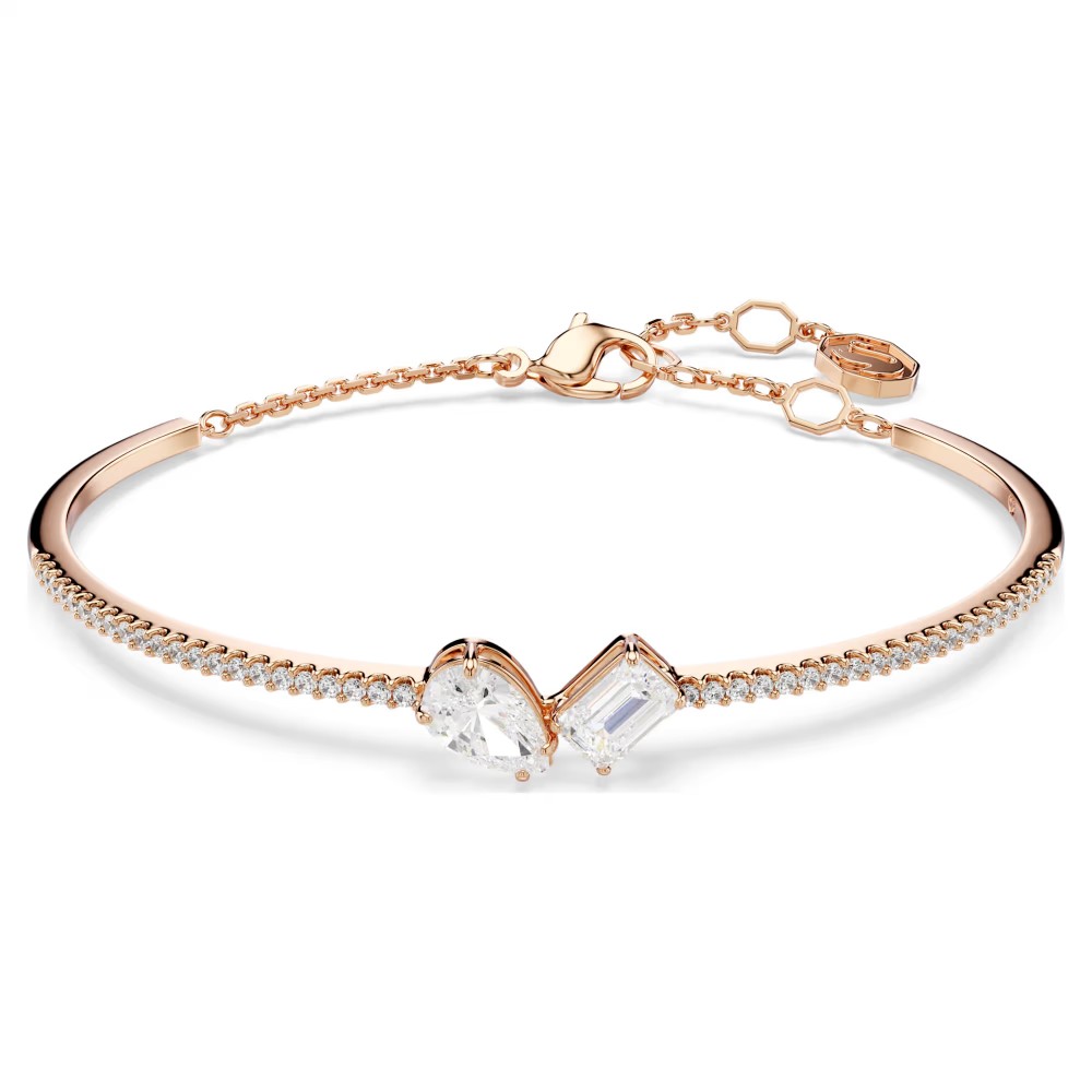 SWAROVSKI Mesmera Άκαμπτο βραχιόλι Μίξη Κοπών, Λευκό, Ροζ Επιχρυσωμένο 5734247 SWAROVSKI Mesmera Άκαμπτο βραχιόλι Μίξη Κοπών, Λευκό, Ροζ Επιχρυσωμένο 5734247