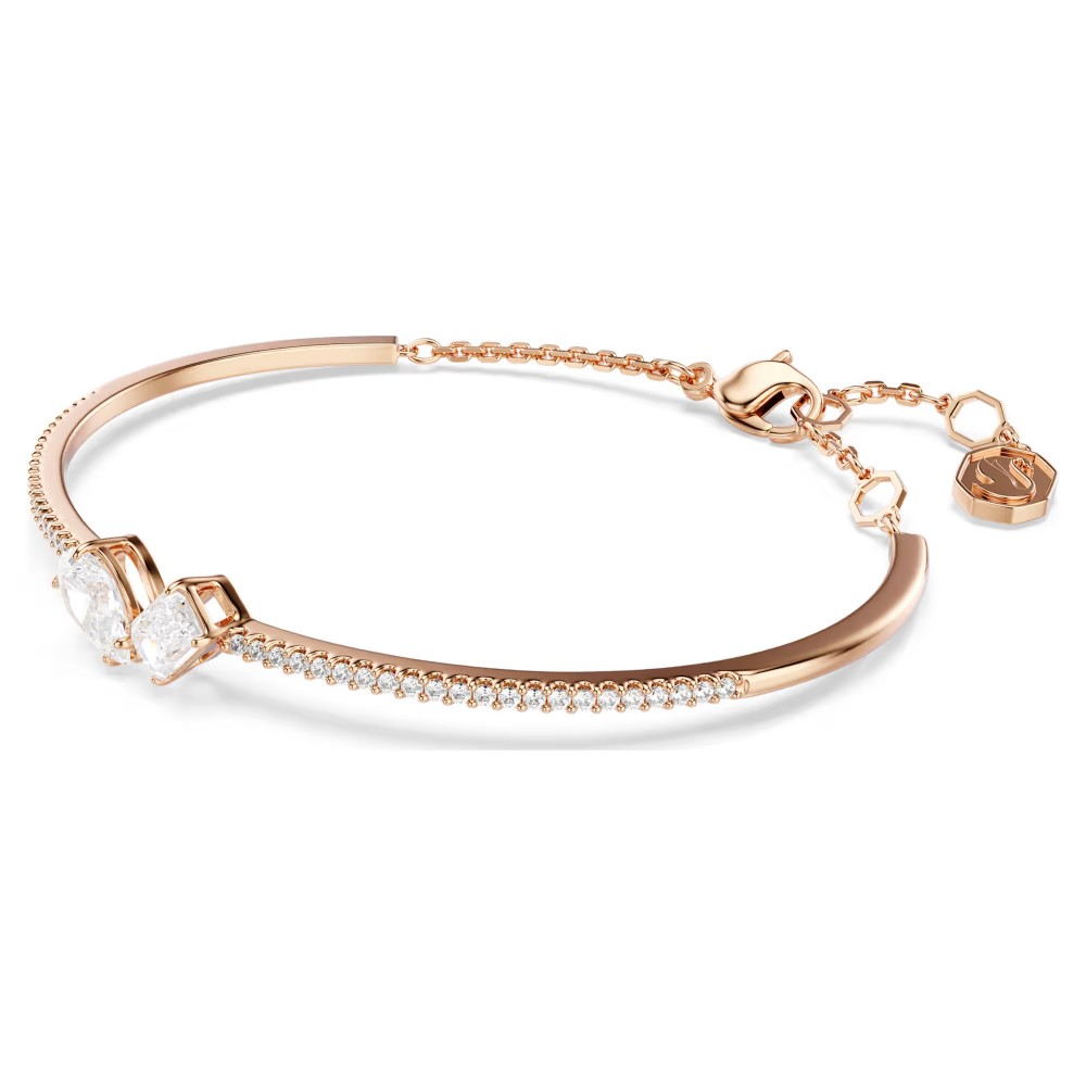 SWAROVSKI Mesmera Άκαμπτο βραχιόλι Μίξη Κοπών, Λευκό, Ροζ Επιχρυσωμένο 5734247 SWAROVSKI Mesmera Άκαμπτο βραχιόλι Μίξη Κοπών, Λευκό, Ροζ Επιχρυσωμένο 5734247
