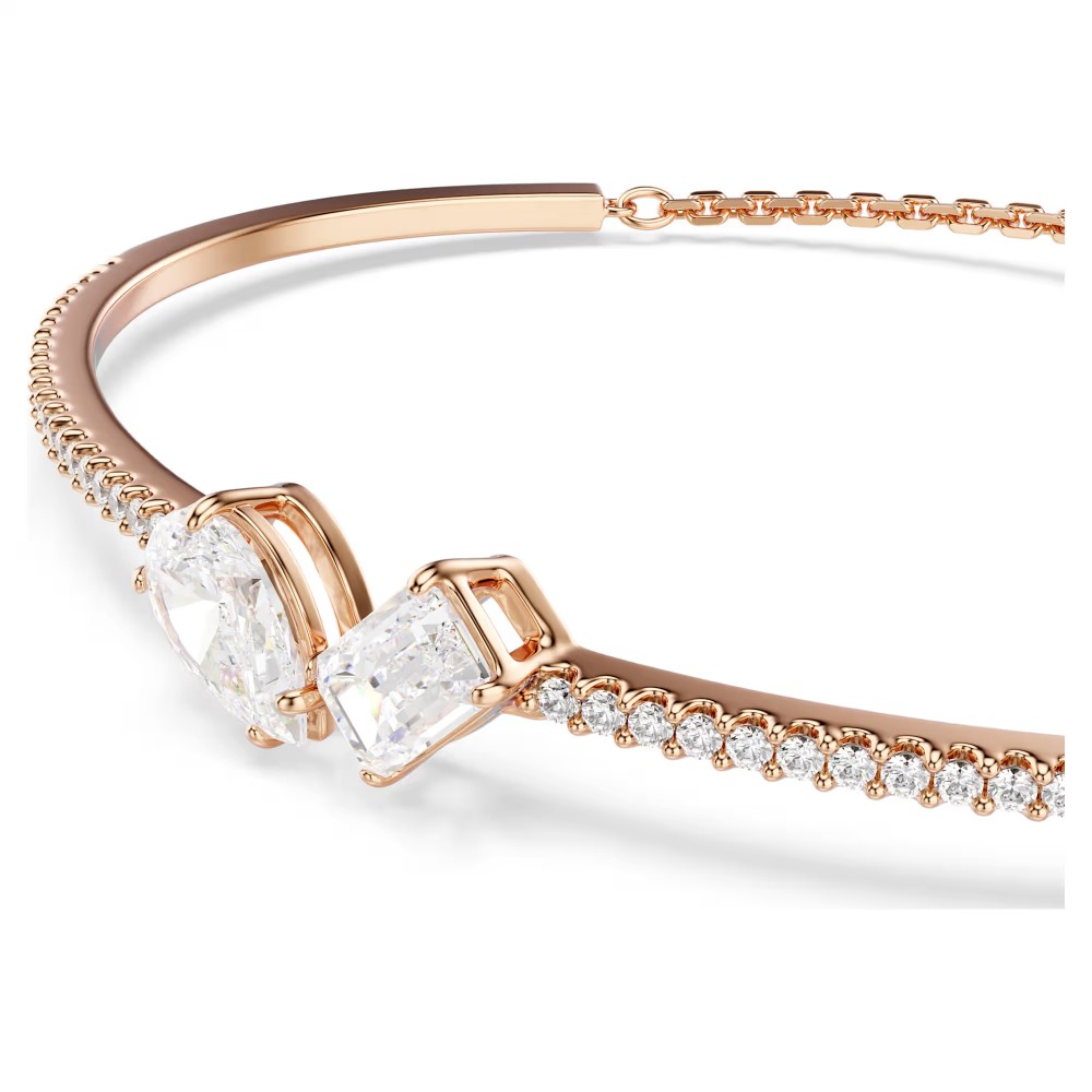 SWAROVSKI Mesmera Άκαμπτο βραχιόλι Μίξη Κοπών, Λευκό, Ροζ Επιχρυσωμένο 5734247 SWAROVSKI Mesmera Άκαμπτο βραχιόλι Μίξη Κοπών, Λευκό, Ροζ Επιχρυσωμένο 5734247