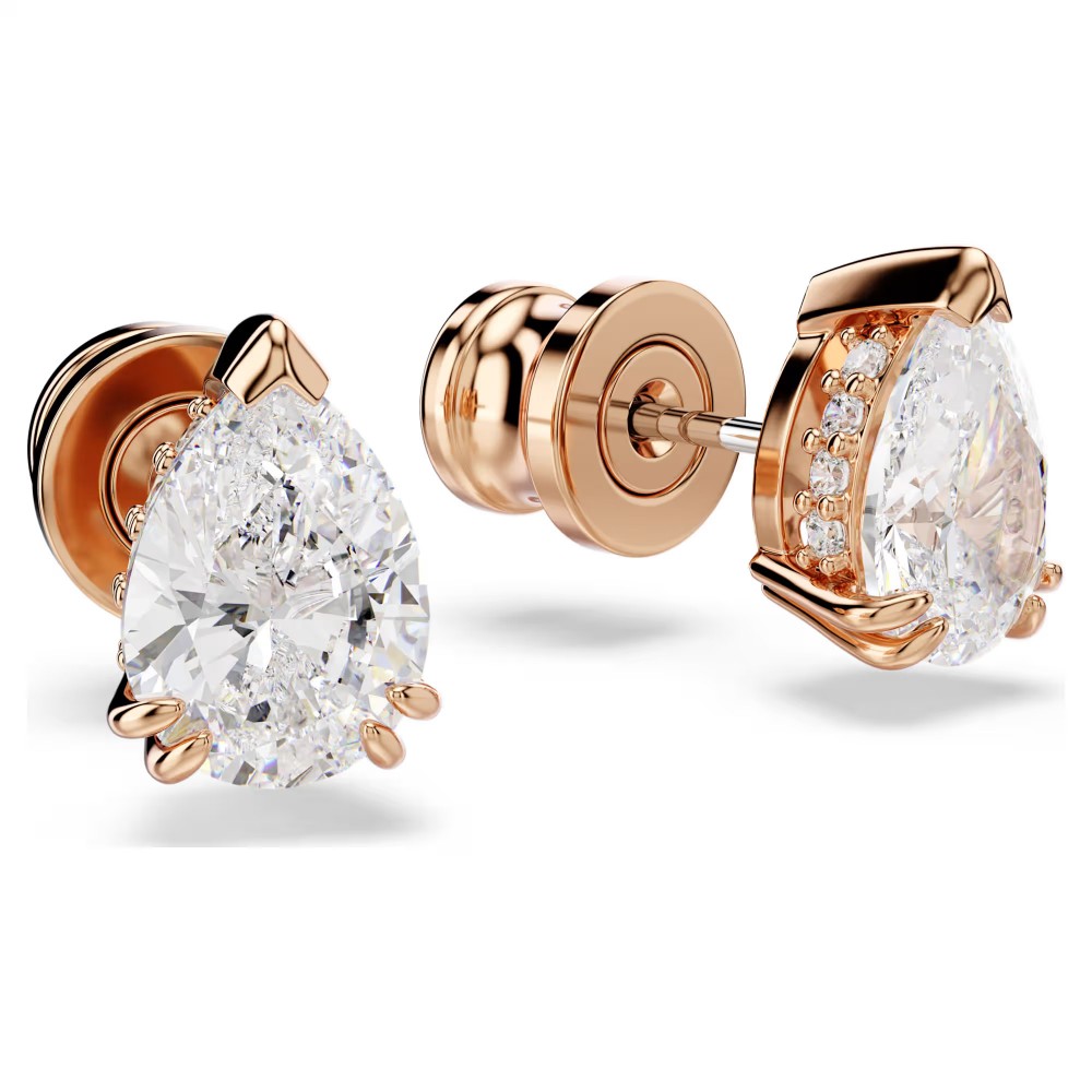 SWAROVSKI Stilla Σκουλαρίκια Pear κοπή, Λευκά, Ροζ Επιχρυσωμένα 5734248 SWAROVSKI Stilla Σκουλαρίκια Pear κοπή, Λευκά, Ροζ Επιχρυσωμένα 5734248