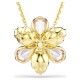 SWAROVSKI Idyllia Μενταγιόν με αλυσίδα και Καρφίτσα, Λουλούδι Μίξη Κοπών, Χρυσ΄΄ος Τόνος 5735227