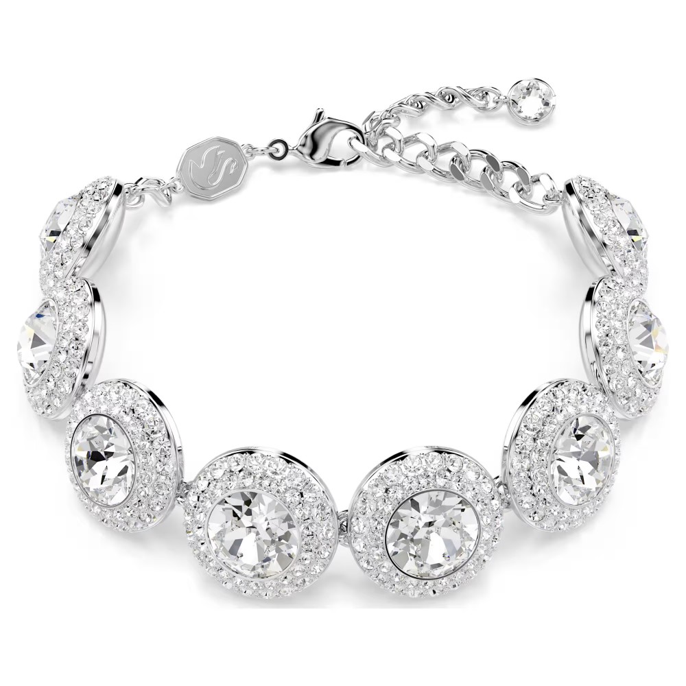 SWAROVSKI Una Angelic Βραχιόλι, Στρογγυλή Κοπή, Λευκό, Επιροδιωμένο 5735343
