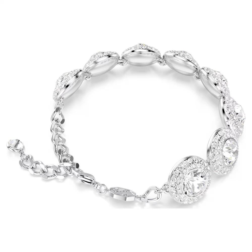 SWAROVSKI Una Angelic Βραχιόλι, Στρογγυλή Κοπή, Λευκό, Επιροδιωμένο 5735343