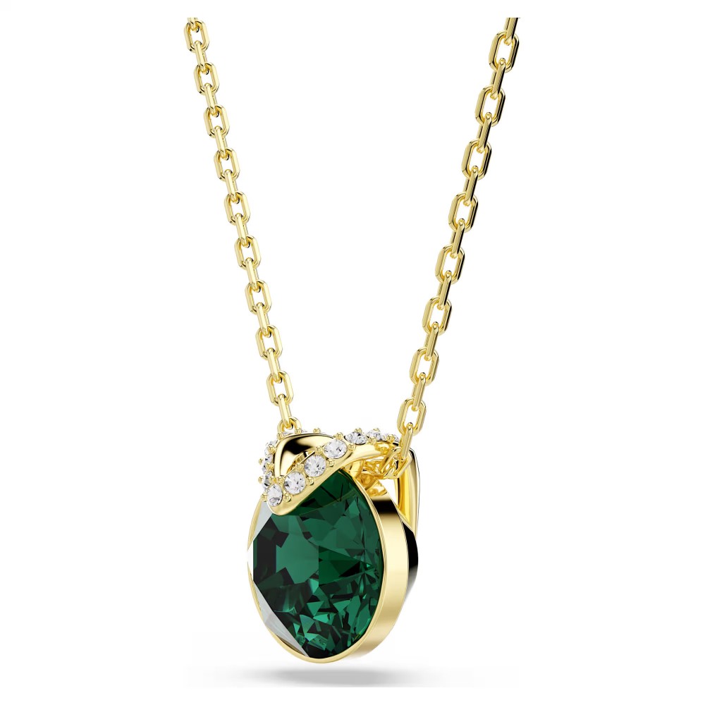 SWAROVSKI Bella V Μενταγιόν Στρογγυλή κοπή, Πράσινο, Επιχρυσωμένο 5735387 SWAROVSKI Bella V Μενταγιόν Στρογγυλή κοπή, Πράσινο, Επιχρυσωμένο 5735387