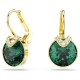 SWAROVSKI Bella V Σκουλαρίκια-σταγόνα Στρογγυλή κοπή, Πράσινο, Χρυσός τόνος, 5735389 SWAROVSKI Bella V Σκουλαρίκια-σταγόνα Στρογγυλή κοπή, Πράσινο, Χρυσός τόνος, 5735389