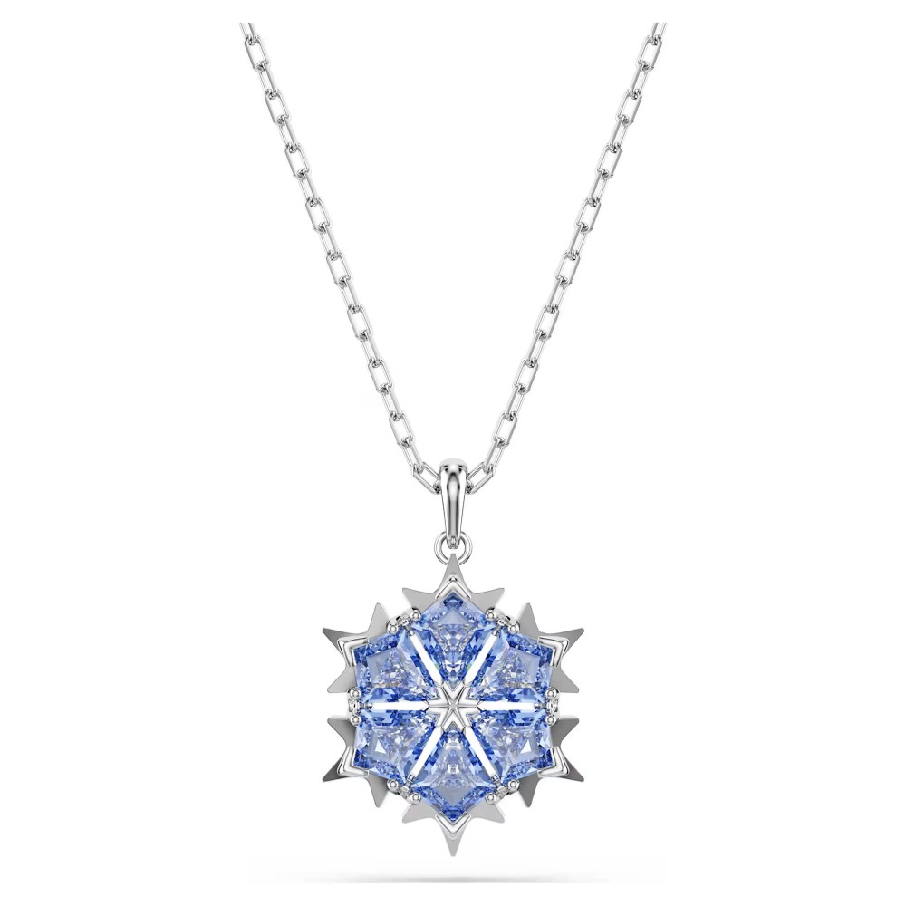 SWAROVSKI Μενταγιόν Magic, Χιονονυφάδα, Μπλε, Επιμετάλλωση ροδίου 5735399 SWAROVSKI Μενταγιόν Magic, Χιονονυφάδα, Μπλε, Επιμετάλλωση ροδίου 5735399