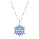 SWAROVSKI Μενταγιόν Magic, Χιονονυφάδα, Μπλε, Επιμετάλλωση ροδίου 5735399 SWAROVSKI Μενταγιόν Magic, Χιονονυφάδα, Μπλε, Επιμετάλλωση ροδίου 5735399