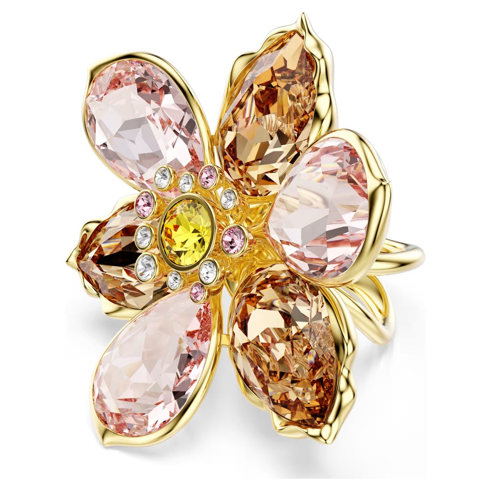 SWAROVSKI Idyllia Δαχτυλίδι Μίξη κοπών, Λουλούδι, Πολύχρωμο Επιχρυσωμένο 5736222 SWAROVSKI Idyllia Δαχτυλίδι Μίξη κοπών, Λουλούδι, Πολύχρωμο Επιχρυσωμένο 5736222