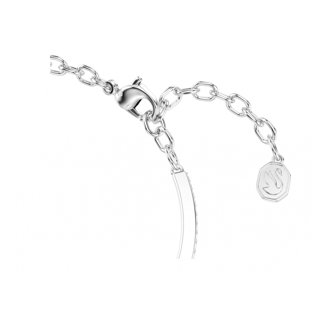 SWAROVSKI Βραχιόλι Symbolica, Pave, Πέταλο, Μπλε, Επιμετάλλωση ροδίου 5736983