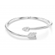 SWAROVSKI Άκαμπτο Βραχιόλι Idyllia, Βέλος, Λευκό, Επιμετάλλωση ροδίου 5737263