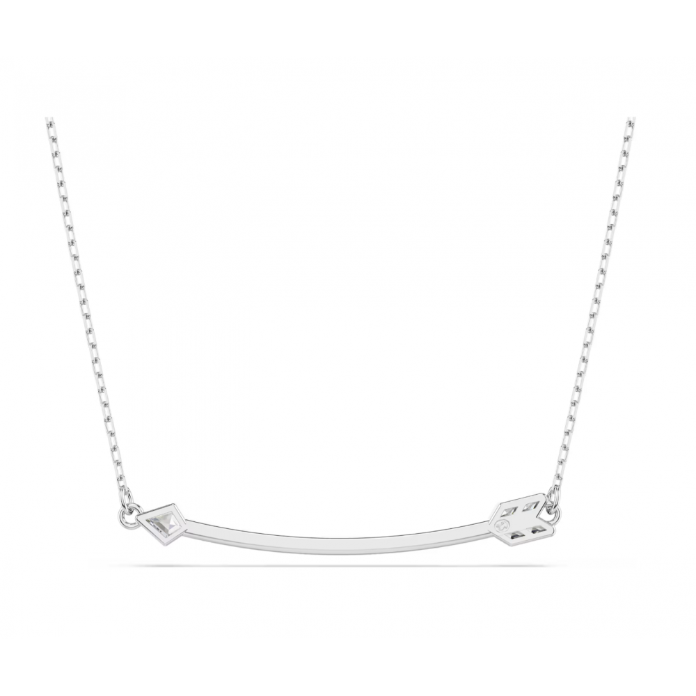 SWAROVSKI Idyllia Μενταγιόν με αλυσίδα, Λευκό, Μίξη Κοπών, Βέλος, Επιροδιωμένο 5737293