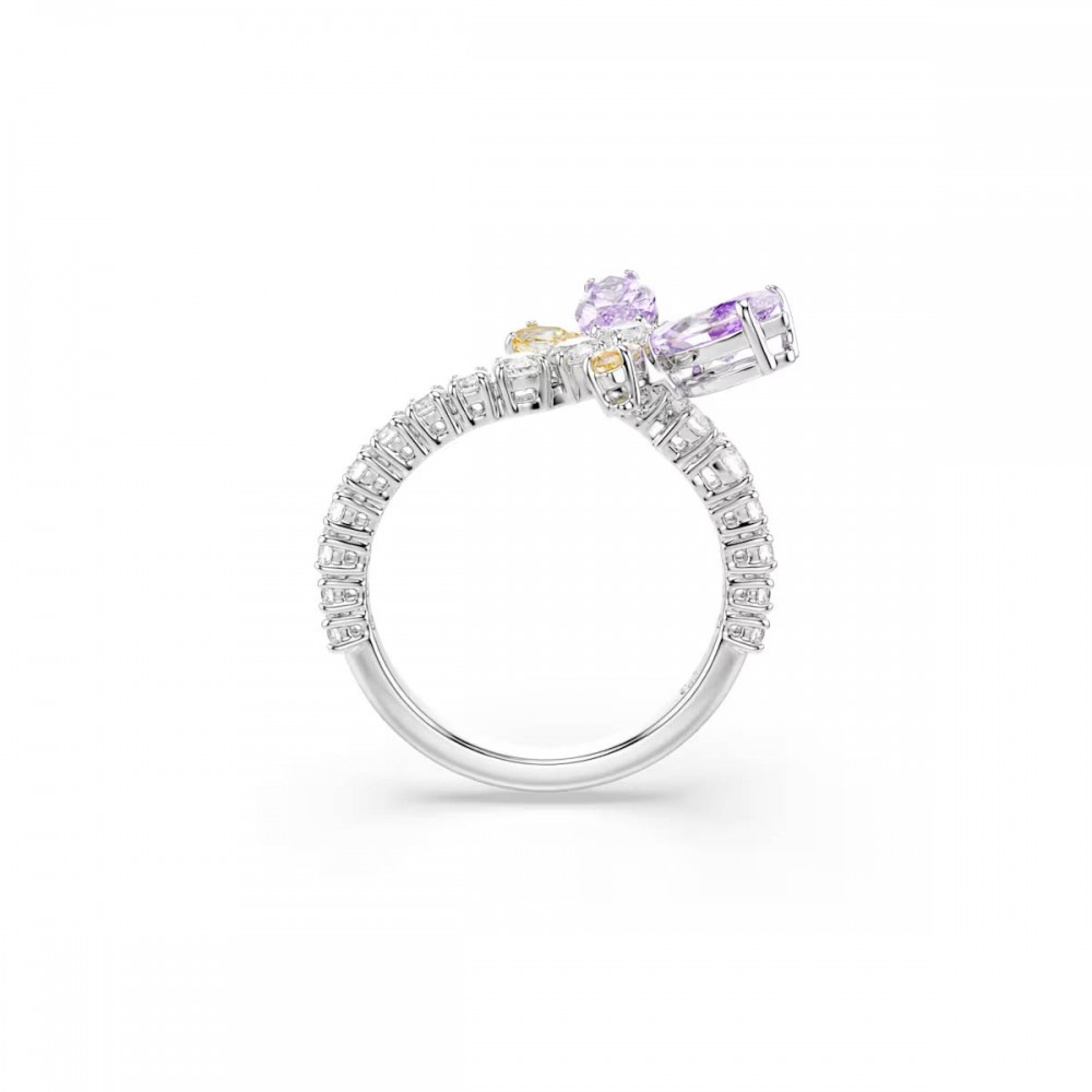 SWAROVSKI Ariana Grande Δαχτυλίδι, Μίξη Κοπών, Πολύχρωμο, Λιβελούλα, Επιροδιωμένο 5737370