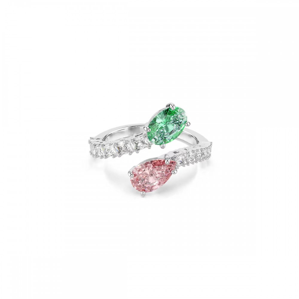 SWAROVSKI Ariana Grande Δαχτυλίδι, Μίξη Κοπών, Πολύχρωμο, Επιροδιωμένο 5737372