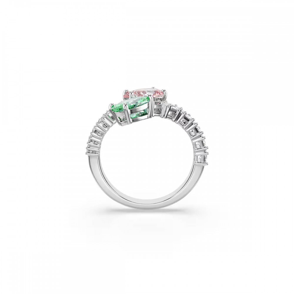 SWAROVSKI Ariana Grande Δαχτυλίδι, Μίξη Κοπών, Πολύχρωμο, Επιροδιωμένο 5737372