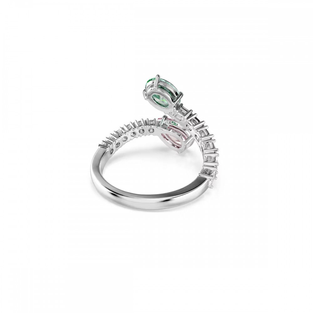 SWAROVSKI Ariana Grande Δαχτυλίδι, Μίξη Κοπών, Πολύχρωμο, Επιροδιωμένο 5737372