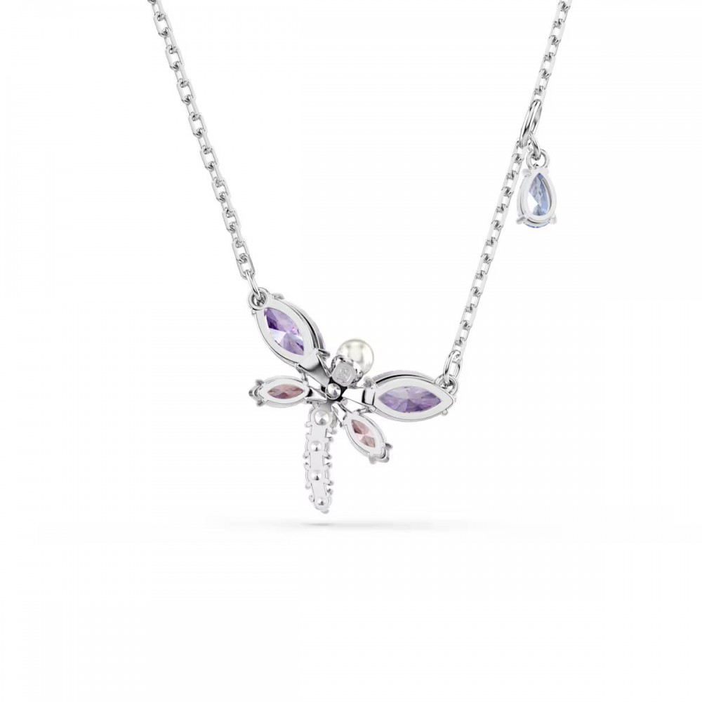 SWAROVSKI Μενταγιόν με αλυσίδα, Ariana Grande, Πολύχρωμο, Μίξη Κοπών, Λιβελούλα, Επιροδιωμένο 5737383