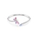 SWAROVSKI Άκαμπτο Βραχιόλι Ariana Grande, Λιβελο΄ύλα , Πολύχρωμο, Επιμετάλλωση ροδίου 5737400