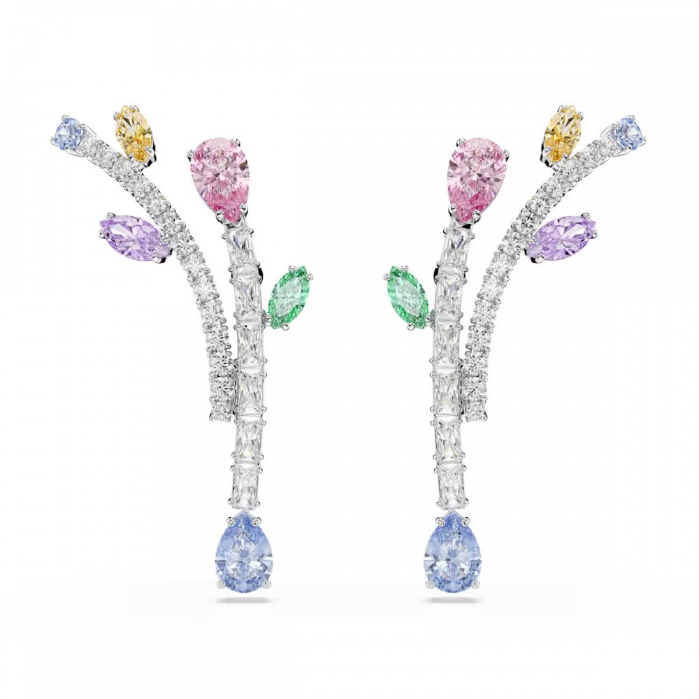 SWAROVSKI Ariana Grande Σκουλαρίκια-Σταγόνα Πολύχρωμα, Μίξη Κοπών, Επιροδιωμένο 5737426