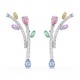 SWAROVSKI Ariana Grande Σκουλαρίκια-Σταγόνα Πολύχρωμα, Μίξη Κοπών, Επιροδιωμένο 5737426