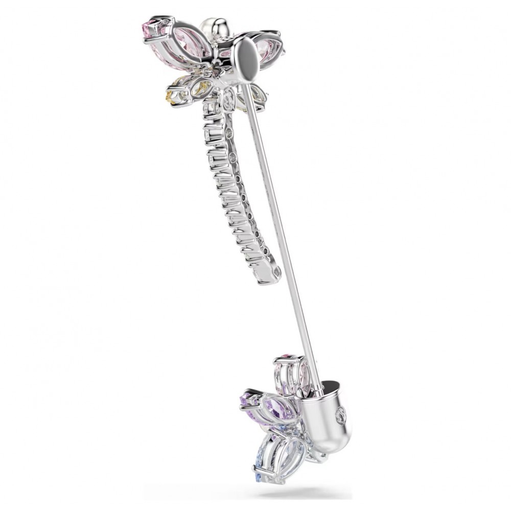 SWAROVSKI Καρφίτσα Ariana Grande, Μείξη κοπών, Λιβελούλα, Πολύχρωμη, Επιμετάλλωση ροδίου 5737428
