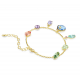 SWAROVSKI Gema Βραχιόλι, Μίξη Κοπών, Πολύχρωμο, Επιμετάλλωση σε Χρυσό Τόνο 5737442