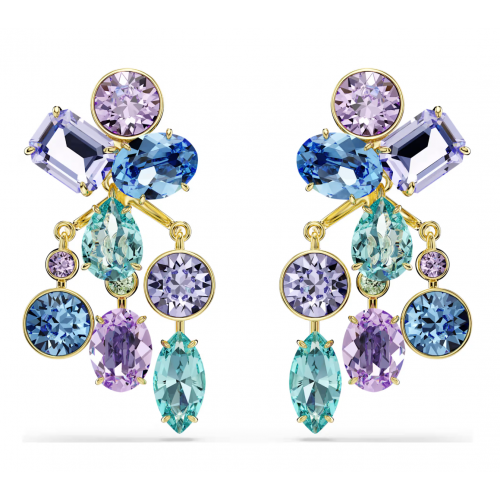 SWAROVSKI Gema Σκουλαρίκια Πολύχρωμα, Μίξη Κοπών, Επιμετάλλωση σε Χρυσό Τόνο 5737450
